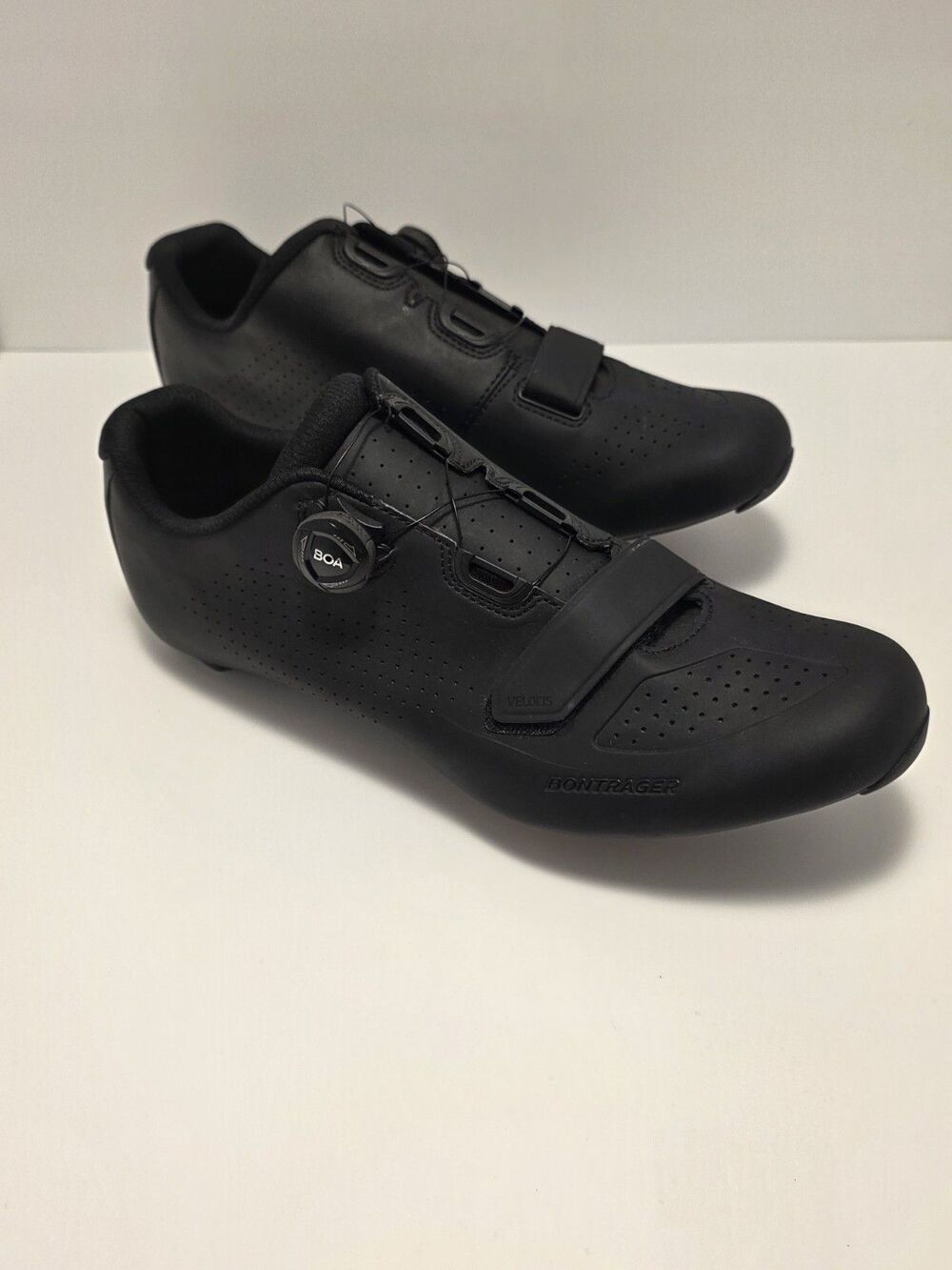 Bontrager Velocis Road Cycling Shoes Men's Size 14 BOA Clipless 3-Bolt Bike